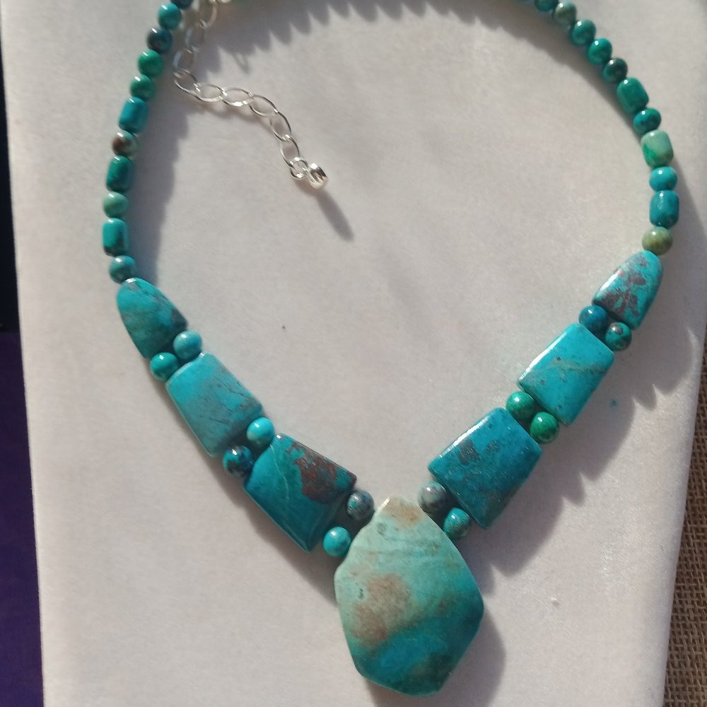 Jay King Dtr Sterling Silver Statement Chrysocoll… - image 2